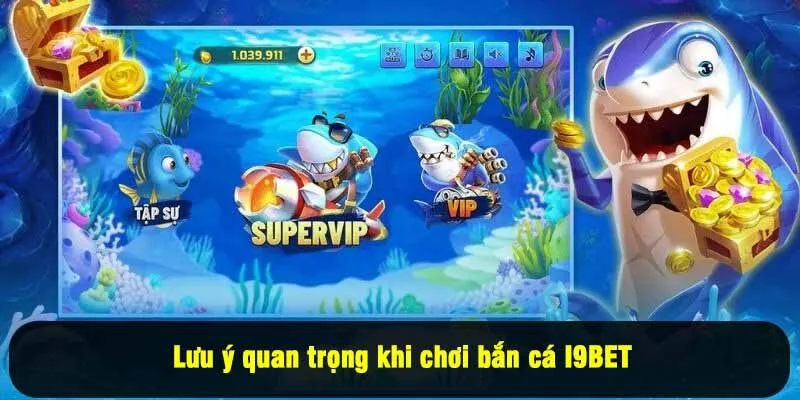 Lưu ý quan trọng khi chơi bắn cá I9BET